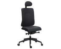 Bureaustoel Sitizen stoffen bekleding en hoofdsteun