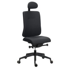 Bureaustoel Sitizen stoffen bekleding en hoofdsteun