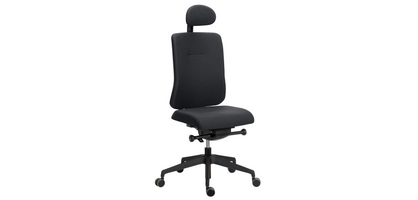 Silla de oficina Sitizen tejido con reposacabezas