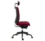 Chaise de bureau Sitizen tissu avec appui-tête