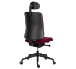 Chaise de bureau Sitizen tissu avec appui-tête