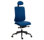 Silla de oficina Sitizen tejido con reposacabezas