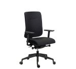 Chaise de bureau ergonomique Sitizen - Mécanisme synchrone - Tissu  - avec ou sans accoudoirs - Pieds noirs