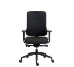Chaise de bureau ergonomique Sitizen - Mécanisme synchrone - Tissu  - avec ou sans accoudoirs - Pieds noirs