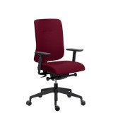 Chaise de bureau Sitizen tissu avec accoudoirs 4D