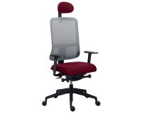 Bureaustoel Sitizen mesh, 3D-armleuningen, hoofdsteun