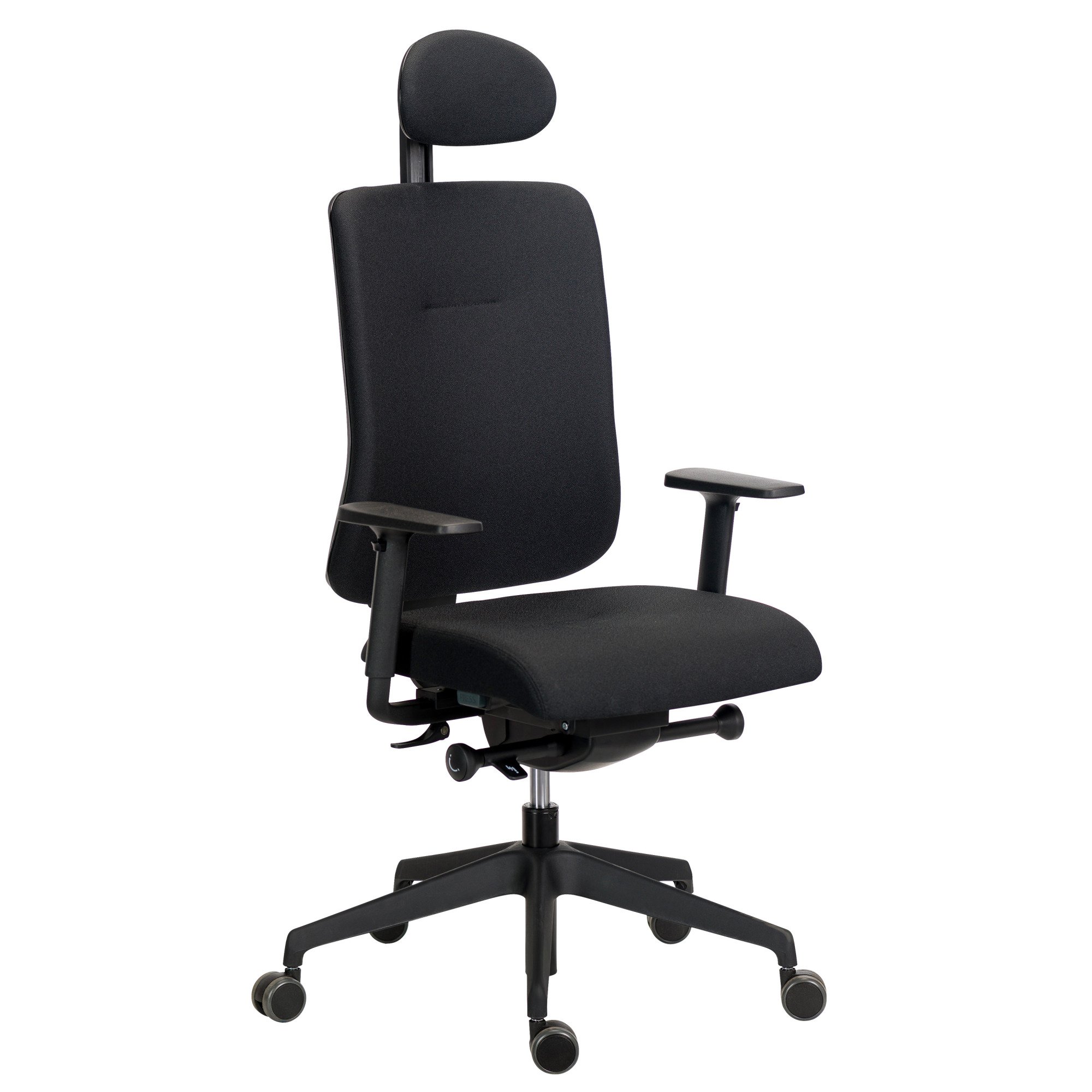Chaise de bureau Sitizen tissu avec accoudoirs 3D et appui-tete