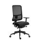 Chaise de bureau Sitizen maille avec accoudoirs 4D noir