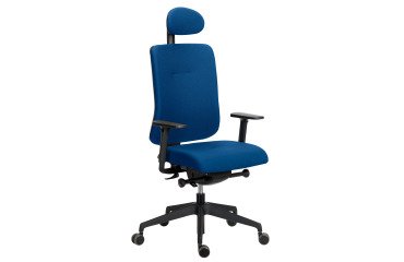 Office chair Sitizen fabric with 3D armrests and headrest