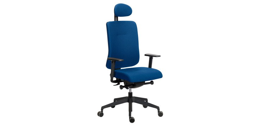 Office chair Sitizen fabric with 3D armrests and headrest