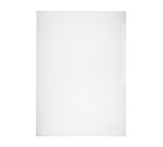 Chemise coin plastique Durable A4 polypropylène 10/100e incolore - Boîte de 100