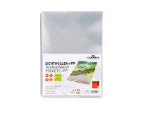 Chemise coin plastique Durable A4 polypropylène 10/100e incolore - Boîte de 100