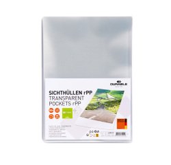 Chemise Ecke Kunststoff Langlebig A4 Polypropylen 10/100 transparent - Schachtel mit 100