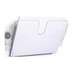 Magnetic wall file sorter 1 compartment Durable Flexiplus A4 clear