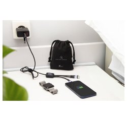 SCX.design Set di cavo e adattatore 65 W C55 - Nero
