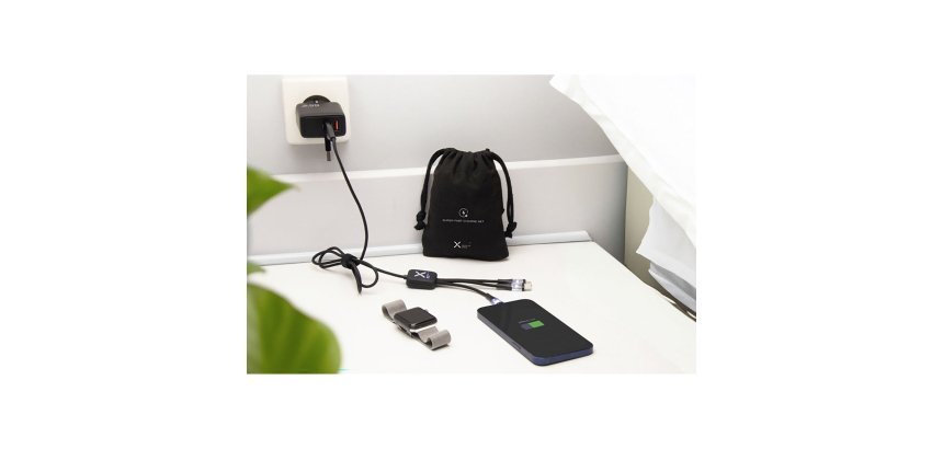 SCX.design Set di cavo e adattatore 65 W C55 - Nero