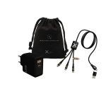 SCX.design Set di cavo e adattatore 65 W C55 - Nero