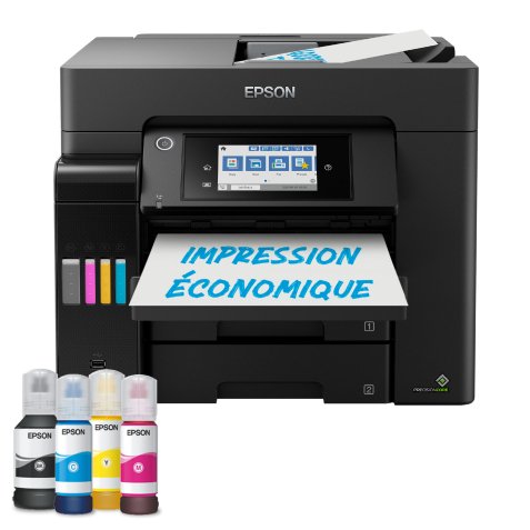 Epson ECOTANK ET-5855 Imprimante multifonction à réservoir d'encre 4 en 1 - Wifi - A4 couleur