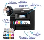 Epson ECOTANK ET-5855 4-in-1 Tintenstrahl-Multifunktionsgerät - WLAN - Farbe A4