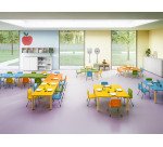 Chaise scolaire OCTAVE Taille 4 - primaire CP / CE1