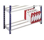 Staffe ripiani addizionali longitudinali in confezione da 2 pezzi per scaffalatura regolabile Rang'Eco