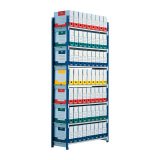 Scaffale base Paperflow Rang'Eco blu l 125 x p 34 x h 200 cm