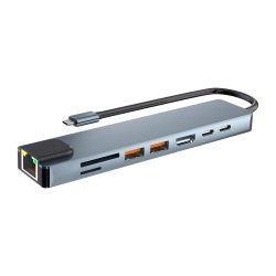 Hub USB C 8 en 1 iClick Pro TnB