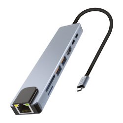 USB C Hub 8 in 1 iClick Pro TnB