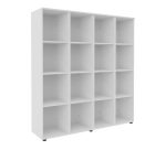 Structure casier flexycaz 16 cases vide 4 x 4 cases L 160 x P 42 x H 173,5