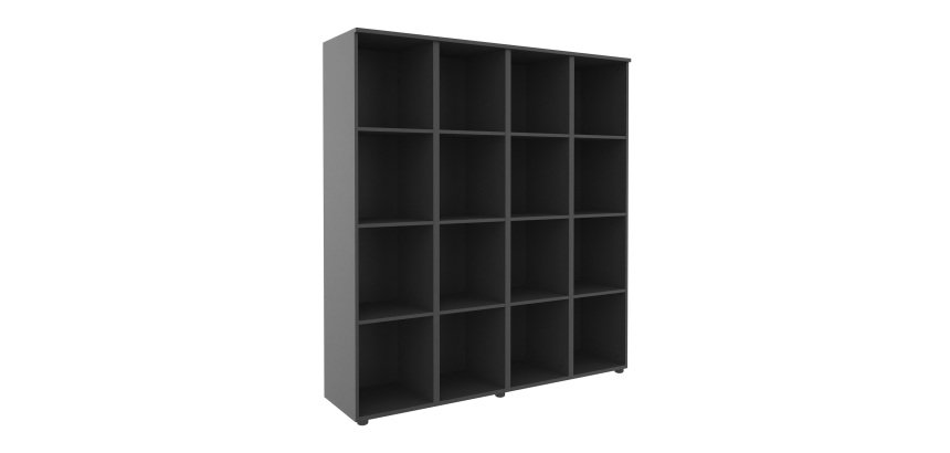 Structure casier flexycaz 16 cases vide 4 x 4 cases L 160 x P 42 x H 173,5