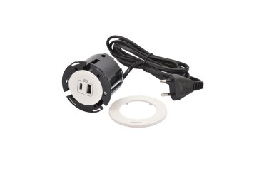 Inbouwstopcontact Incara Disq60 usb-a + usb-c 15w wit