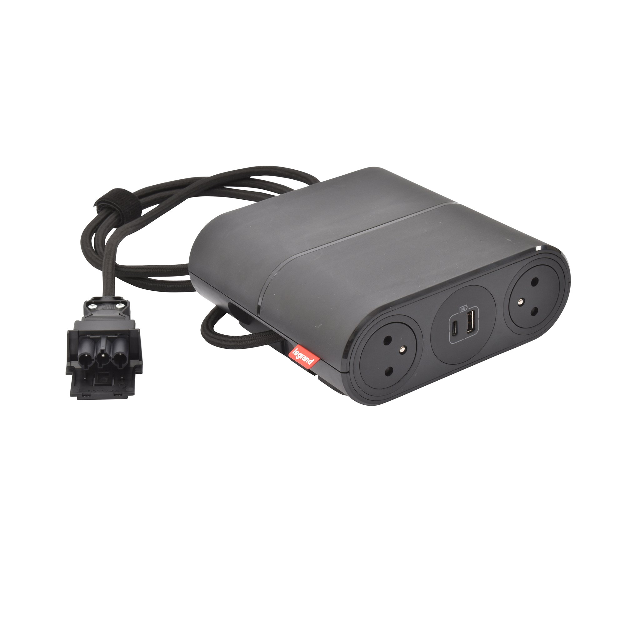 Stekkerdoos Incara Link'On 4 stopcontacten 2P + t + 2 USB : A en C uitbreiding