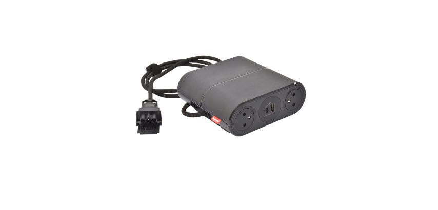 Legrand Incara Link'On Socket 4 outlets 2P + E + 2 USB: A and C module next