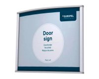 Plaque de porte, 150 x 120 mm, argent