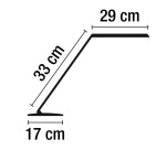 Lampe de bureau pliable Halo - 2 W - Support smartphone