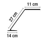 Lampe de bureau Led intégrée Tamy Unilux - 6 W - Bras flexible