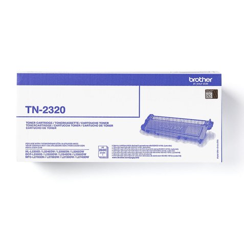 Toner Brother TN2320 haute capacité noir pour imprimante laser