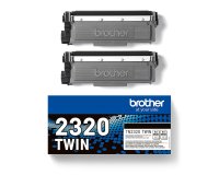 Pack de 2 toner Brother TN2320TWIN pour imprimante laser