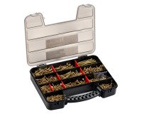 Houtschroef Rocket met Pozidriv-aansluiting, verzinkt staal - Doos met 1000 schroeven + 2 PZ2-bitjes