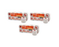 Carta igienica Celtex Save Plus - 2 veli 160 strappi - 3 confezioni da 10 rotoli