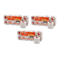 Carta igienica Celtex Save Plus - 2 veli 160 strappi - 3 confezioni da 10 rotoli