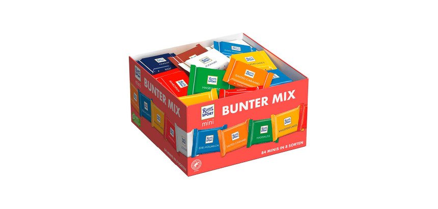 Mini-tablette de chocolat 'BUNTER MIX'