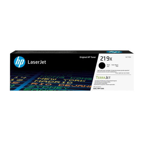 HP TerraJet W2190X Toner noir haute capacité pour imprimante laser