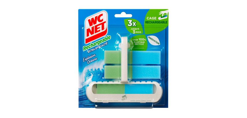 Bloc WC Net rechargeable longue durée Explosion océane