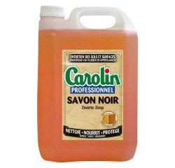 Reiniger voor vloeren met zwarte zeep Carolin Professionnel - Jerrycan van 5 L