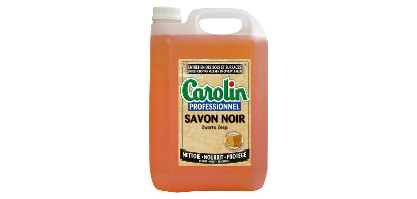 Nettoyant sols au savon noir Carolin Professionnel - Bidon de 5 L