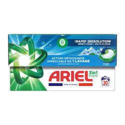 <blockquote>Laundry Pods Ariel 3 in 1 Alpine - 30 washes</blockquote>
