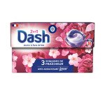 Lessive Pods Dash 2 en 1 fraicheur Jasmin et rose de mai - 38 lavages
