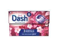Lessive Pods Dash 2 en 1 fraicheur Jasmin et rose de mai - 38 lavages