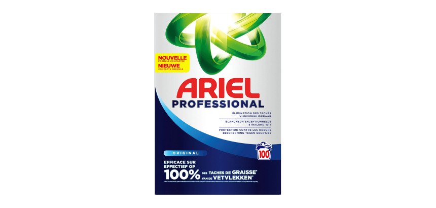 Lessive poudre concentrée Ariel Professional - 100 lavages - Baril de 5,5 kg